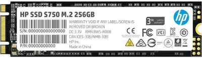 SSD 256Gb HP S750 M.2 2280 SATA III 3D NAND (16L55AA)