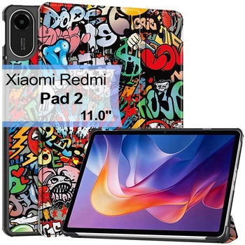 Чехол для планшета BeCover Smart Case для Xiaomi Redmi Pad 2 11" Graffiti (BC_713648)