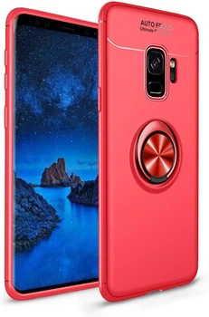 Чохол TPU Ring для Samsung S9 / G960 оригінальний бампер з кільцем Red