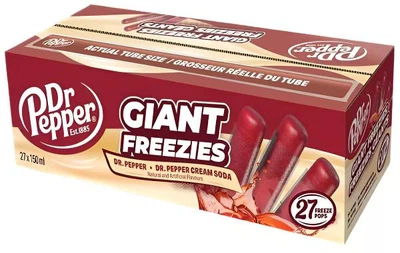 Морозильні льодяники Dr Pepper Cream Soda Fiant Freezer Pops 150ml 27x150