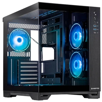 Корпус для комп'ютера Chieftec VISIO GM-30B-TG-OP ATX без БЖ Black (GM-30B-TG-OP)