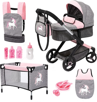 Zestaw dla lalki Bayer Design Dolls Pram Xeo Set 17033AB (4003336417197)
