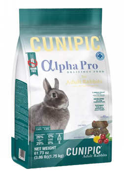 Корм для гризунів Cunipic Alpha Pro Adult Rabbits 1.75 кг (8437013149518)