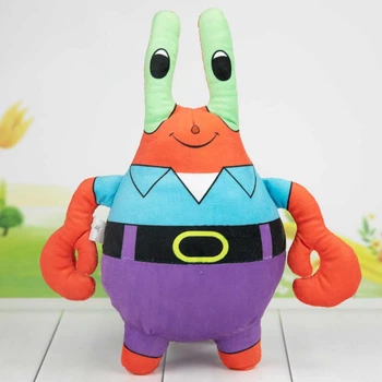 Мягкая игрушка KinderToys Мистер Юджин Гарольд Крабс Краб Губка Боб 34 см (00693)