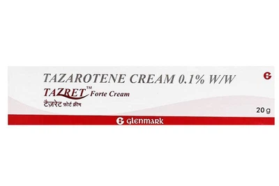Крем Тазаротен 0.1% Glenmark (Zorac) Tazret для проблемной кожи, 20г