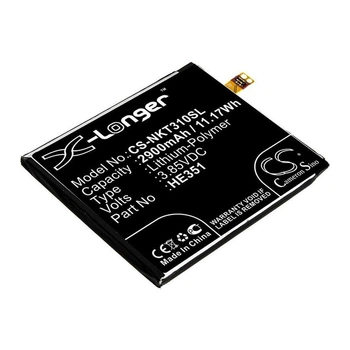 Аккумуляторная батарея X-Longer HE351 (CS-NKT310SL) для Nokia Nokia 3.1 (2900mAh)