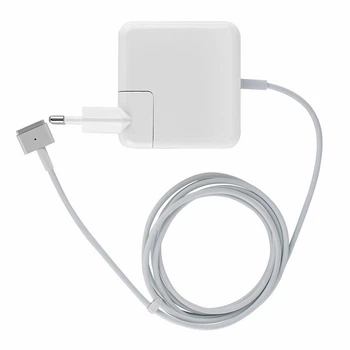 Блок живлення для ноутбука APLE MagSafe2 14.85 V, 3.05 A, 45 W, White, квадратний, з євроадаптером (A1436), Т-подібний роз'єм