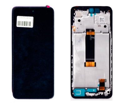 Дисплей Xiaomi Redmi 12/ Redmi 12 5G/ Poco M6 Pro 5G чорний + рамка