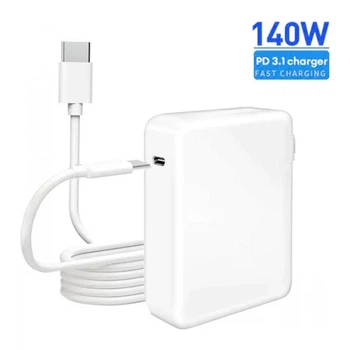 140W USB-C Type-C блок питания (зарядный, сетевой адаптер) к ноутбукам, планшетам, телефонам | шнур USB-C 1.8м в комплекте