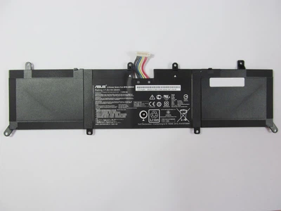 Батарея для ноутбука Asus X302 C21N1423, 4840mAh (38Wh), 4cell, 7.6V, Li-Pol, черная,