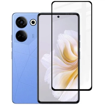 Защитное стекло Fiji Premium для Tecno Camon 20 Pro (CK7n) полная проклейка Anti-Static черный