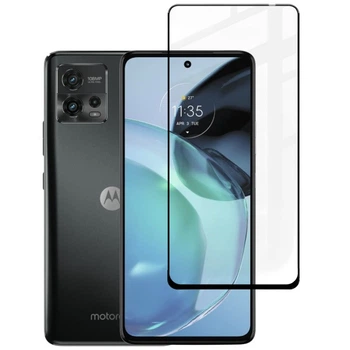 Защитное стекло Fiji Premium для Motorola G72 полная проклейка Anti-Static черный