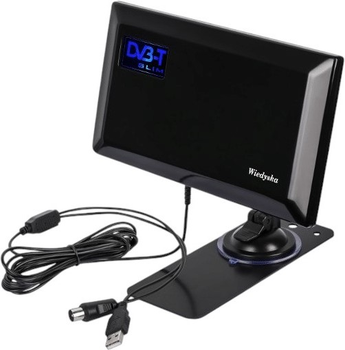 ТВ-антенна Wiedyska комнатная DVB-T SLIM (5907176634150)