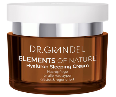 Крем для обличчя Dr. Grandel Elements of nature Hyaluron Sleeping Cream нічний 50 мл (4011396417798)