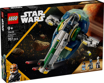 Zestaw klocków LEGO Star Wars Statek kosmiczny Jango Fetta 707 elementów (75433)