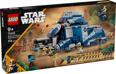 Zestaw klocków LEGO Star Wars Transporter MTT Separatystów z bitwy o Felucję 976 elementów (75435)