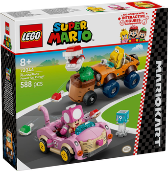 Конструктор LEGO Super Mario Mario Kart Piranha Plant і гонитва за модернізацією 588 елементів (72044)