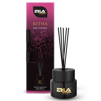 Dyfuzor z pałeczkami zapachowymi Erla Home Ritha ROSE SYMPHONY 100 ml (5906534019950)