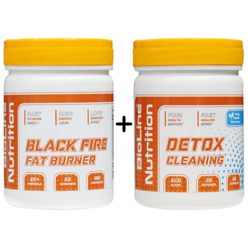 Комплекс: Жироспалювач Black Fire + Detox BioLine Nutrition