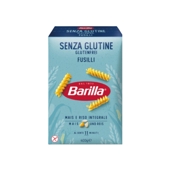 Макароны без глютена BARILLA Fusilli, 400г