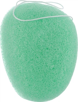 Спонж для обличчя конняку CS077G, зелений - Cosmo Shop Konjac Sponge Craft Box Green Tee (1082054-27065490)