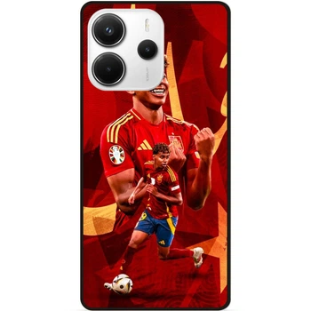 Силиконовый чехол бампер Candy для Xiaomi Redmi Note 14 с рисунком Lamine Yamal Ламин Ямаль