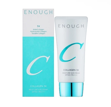 Зволожуючий сонцезахисний крем з колагеном Enough Collagen 3Х Moisture Sun Cream SPF50+/PA+++ 50мл