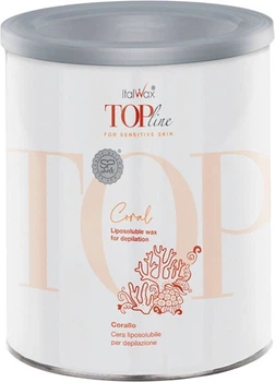 Теплый воск ItalWax Top Line Coral в банке 800 мл (8052532720415)