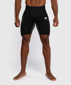 Компресійні шорти Venum Rapid Vale Tudo Shorts - Black/Storm Grey (VENUM-05572-522-L)