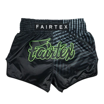 Тайские шорты Fairtex BS1924 Racer Black (BS1924-XL)