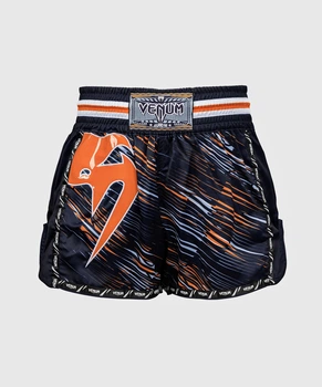 Тайские шорты Venum Giant Muay Thai Shorts - Orange (VENUM-03343-009-S)