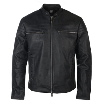 Кожаная куртка Affliction Exploratory Jacket (110OW406-BK-S)