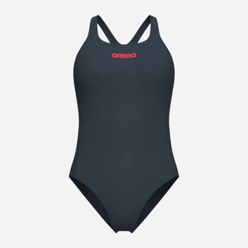 Купальник суцільний жіночий Arena Team Swimsuit Swim Pro Solid 004760-504 38 Темно-сірий (3468337617358)