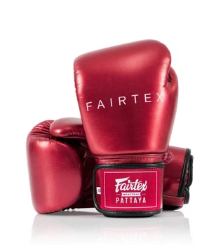 Боксерские перчатки Fairtex BGV22 Metallic Red (BGV22-RD-12oz)