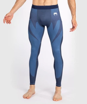 Компресійні штани Venum Attack Men's Spats Navy Blue (VENUM-05211-018-S)