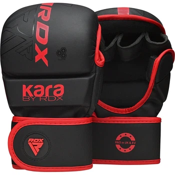 Перчатки для MMA RDX F6 Kara Shooter Sparring Gloves Matte Red (GSR-F6MR-L/XL+)