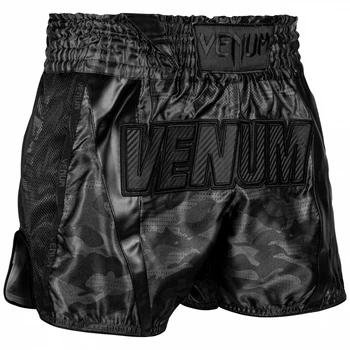 Шорты для тайского бокса Venum Full Cam Muay Thai Shorts Urban Camo Black Black (VENUM-03818-134-XL)