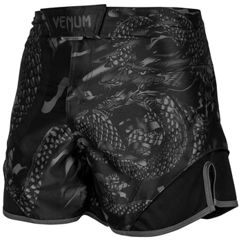 Шорты для MMA Venum Dragons Flight Fightshorts Black Black (VENUM-03298-114-XXL)