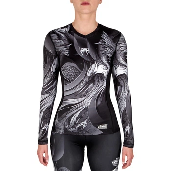 Женский рашгард Venum Phoenix Rashguard Long Black (VENUM-03394-108-XS)