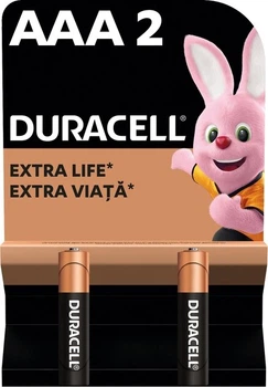 Батарейки DURACELL Basic 77133 AAA1.5V LR03 2 шт на блістері shop (5000394077133)