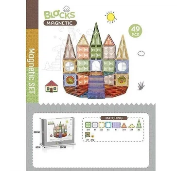 Конструктор магнитный Замок CH1202 Разноцветный shop (6975013261332)