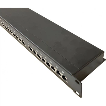 Патч-панель Atcom FP5224 19" 24хRJ-45 FTP 1U cat.5е, в сборе