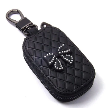 Чохол для ключів з карабіном Бантик GUCCI (Ромби)