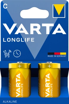 Батарейка Varta LONGLIFE C BLI 2 ES (4114101422)