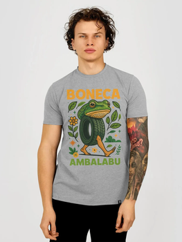 Футболка мужская Boneca Ambalabu M Серый (26992763)