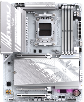 Материнська плата Gigabyte B850 AORUS ELITE WIFI7 ICE (sAM5, AMD B850, PCI-Ex16)