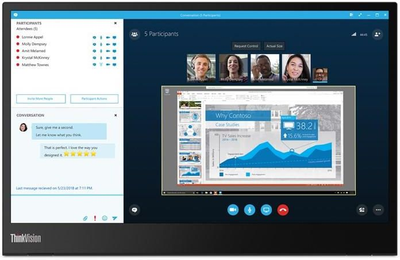 Монитор Lenovo ThinkVision M14 (61DDUAT6EU)