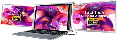 Монитор Extralink Dual Screen S300 13,3" Full HD IPS для ноутбука (TRISCREEN133S300)