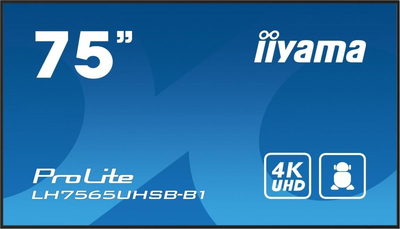 Монитор Iiyama 75" LH7565UHSB-B1