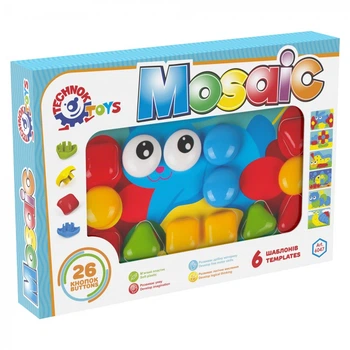 Игрушка "Мозаика Технок" 6047 ТехноК, 32 элемента, в коробке (4823037606047)